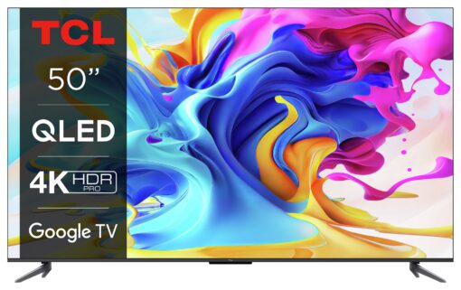 TCL 50 Inch 50C645K Smart 4K Ultra HD HDR QLED Android TV