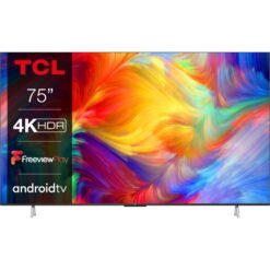 TCL P638K 75" 4K UHD HDR Smart Android TV - Grey - 75P638K