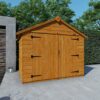 Tiger 7 ft. W x 5 ft. D Solid Wood Tongue & Groove Apex Bike Shed