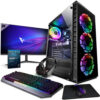 ( VIII-26 | Intel i9 11900F | RTX 3060 | 32GB RAM | 1TB NVMe M.2 | Win 11 | WiFi | 24" Monitor Bundle ) Vibox VIII Gaming PC