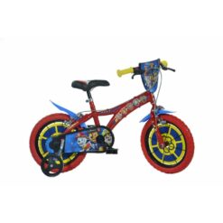 (14" Wheel) Dino Paw Patrol Kids Bike with Stabilisers