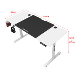 140Cm W Height Adjustable Computer Desk