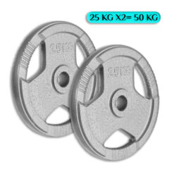 (25Kg x 2 = 50Kg) Olympic 2-Inch Cast Iron Plate Weight Plate