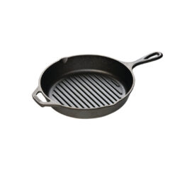 26.04 Cm / 10.25 Inch Pre-Seasoned Cast Iron Round Grill Pan