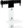 AVF Column Mount Up to 65 Inch TV Stand - White