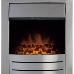 Adam Colorado 2kW Electric Inset Fire - Brushed Steel