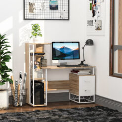 Alysheeya 133cm W Rectangle Computer Desk