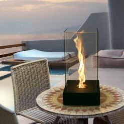 Andrea Metal Bio-Ethanol Outdoor Tabletop Fireplace