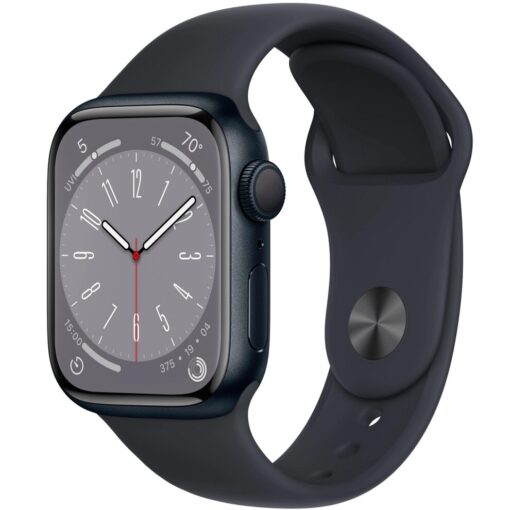 Apple Watch 8 GPS 41mm Midnight Aluminium with S/M Sport Band