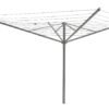 Argos Home 50m 4 Arm All Metal Rotary Airer