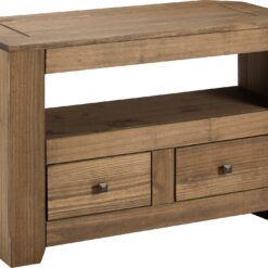 Argos Home Amersham 2 Drawer TV Unit - Dark Pine