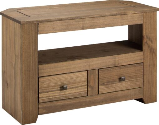 Argos Home Amersham 2 Drawer TV Unit - Dark Pine