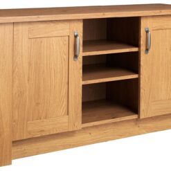 Argos Home Ohio 2 Door Low Sideboard & TV Unit - Oak Effect