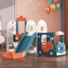 (B) 3-in-1 Toddler Swing and Slide Set Kids Climber Playset