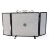 Blanco 3 Panel Iron Fireplace Screen