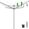 Brabantia 50m Lift-O-Matic Washing Line with Ground Spike