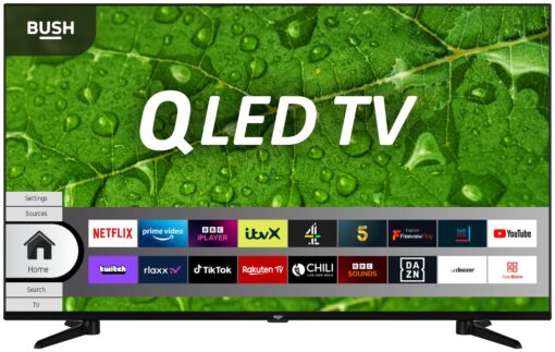 Bush 43 Inch Smart 4K UHD HDR QLED Freeview TV