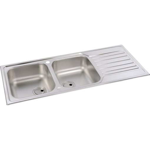 Connekt Double Bowls Inset Kitchen Sink