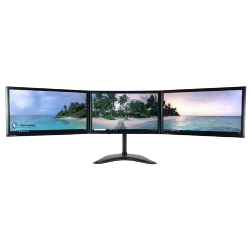 (DVI - HDMI) TRIPLE SCREEN MONITOR SETUP+STAND HOME OFFICE 3x24