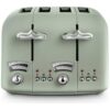 De'Longhi CTO4 Argento Flora 4 Slice Toaster - Green