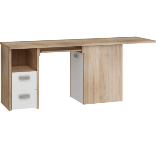 Elmut 191Cm W Rectangular Computer Desk with Cabinet