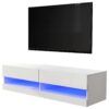 GFW Galicia 120cm LED Wall TV Unit - White