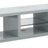 GFW Polar Wall Mounted LED TV Unit - Grey