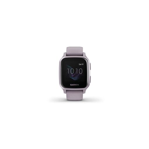 Garmin Venu Sq GPS Smartwatch with All-day Health Monitoring and Fitness Features, Built-in Sports Apps and More, Orchid with Metallic Orchid Bezel