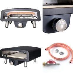 Gas Fired Pizza Oven Outdoor Portable For Authentic Stone Baked Pizzas