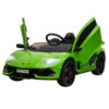HOMCOM Lamborghini SVJ 12V Ride-On Car w/ Lights Music Remote 3-8 Yrs Green