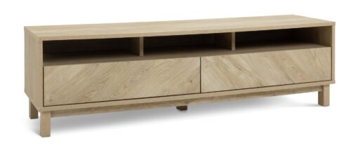 Habitat Fynn 2 Drawer TV Unit - Oak