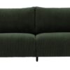 Habitat Julien Fabric 3 Seater Sofa - Dark Green