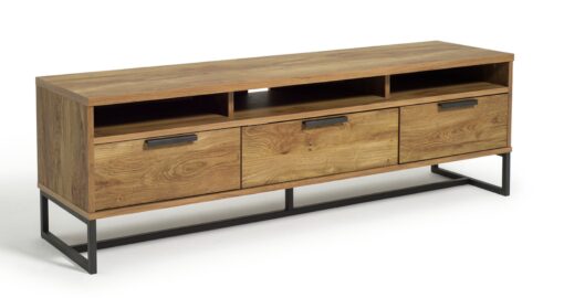 Habitat Nomad 3 Drawer TV Unit - Oak