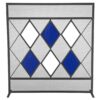 Harlequin 1 Panel Steel Fireplace Screen