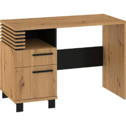 Haynesville 110Cm W Rectangular Computer Desk with Cabinet