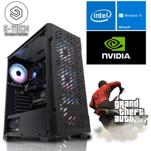 (Intel Core i7, 240GB SSD) Core i7 Gaming PC Desktop 16GB RAM 1TB HDD / 240GB SSD NVIDIA GT 730 Windows 10 PC