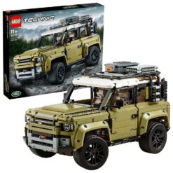 LEGO 42110 Technic Land Rover Defender Off Road 4x4 Car, Exclusive Model Advanced Building Kit, Collectable Toys Set