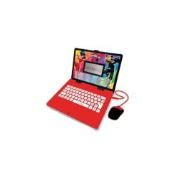 LEXIBOOK JC598MIi1 Miraculous-Educational and Bilingual Laptop French/English-Toy for Child Kid (Boys & Girls) 124 Activities, Learn Play Games a