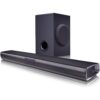 LG SQC1 Bluetooth Soundbar with Wireless Subwoofer - Black