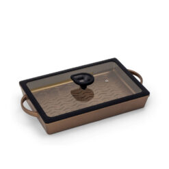 Luchetti Induction Plate K360 - Non-Stick Grill. Induction Grill In Scratch-Resistant Rectangular Plywood Aluminum 25X35 Cm. Also In The Oven And Inte