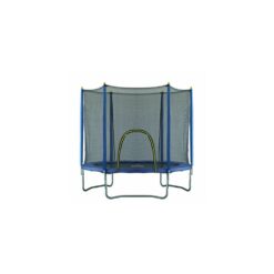 NoBoundz 8ft Garden Trampoline w/ Net Enclosure & Ladder