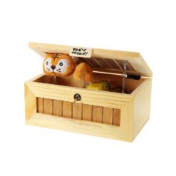 Pre-assembled Useless Box Cute Tiger Gimmicky Fun Geek Gadget Toy Gift Home Office Desk Decor