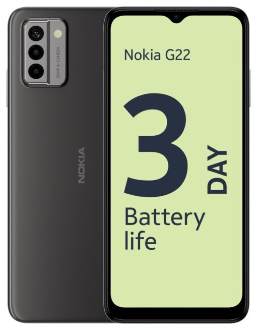 SIM Free Nokia G22 64GB Mobile Phone - Grey