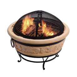 Teamson Home HR26303AA S Wood Burning Fire Pit