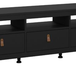 Tvilum Madrid 3 Drawer TV Unit - Black