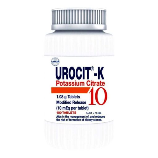 Urocit K Potassium Citrate Tablets 100's