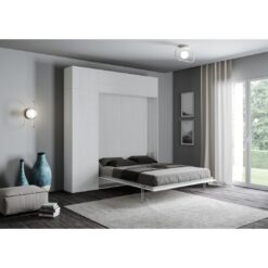 Vertical Foldaway Bed Kentaro 120 with cabinets