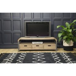 Wilde Solid Wood TV Stand for TVs up to 42" with Shelf