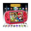(X7 4.3'' Red) Handheld PSP Game Console Player Portable Video Game Consoles Christmas Gift
