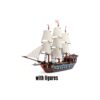 (1709PCS) Stock Pirate Imperial Caribbean Ship Flagship Black Pearl Silent Mary